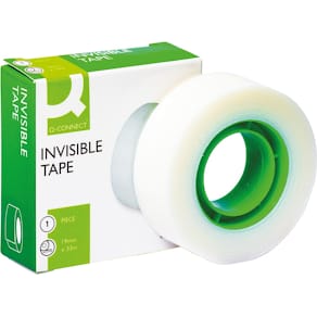 Plakband Q-CONNECT Invisible, 19 mm x 33 m