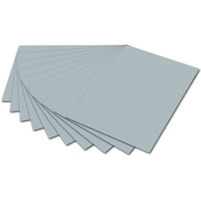 Tonpapier Folia, 50x70 cm, 130 g/m², silber, 100 Blatt