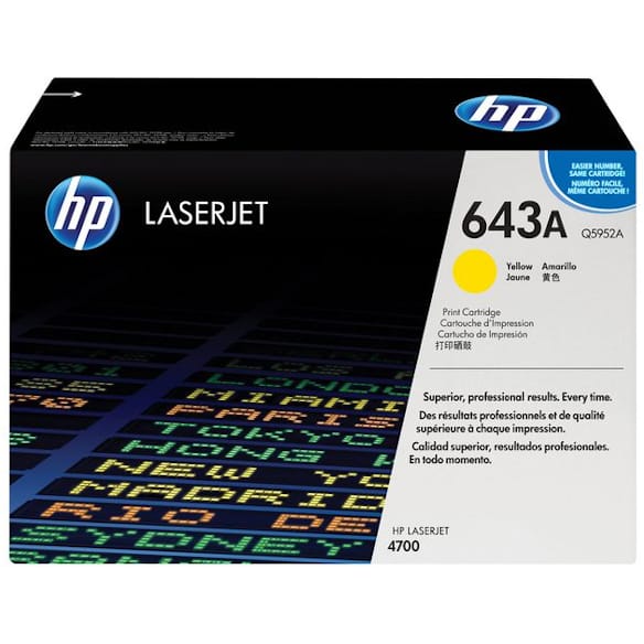 Toner HP Q5952A 10K gul