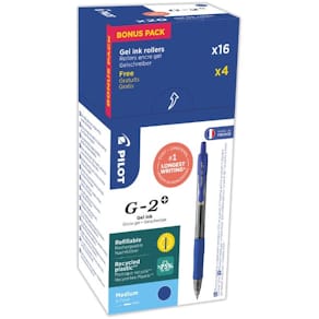 Geleroller PILOT G2+ 07 blå (20)