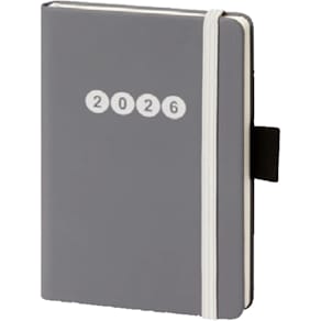 Buchkalender BSB V Book, A6, grau