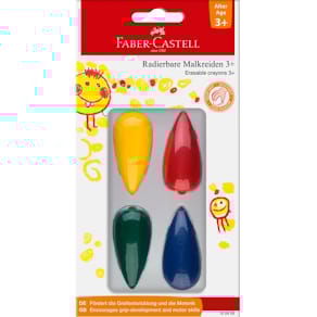 Malkreide Faber-Castell Birne, 4 St., sortiert