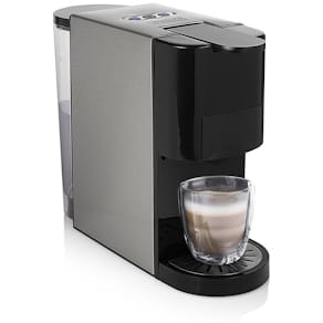 Kaffeemaschine Princess Multi-Kapsel 4-in-1, 0,8 l, Edelstahl