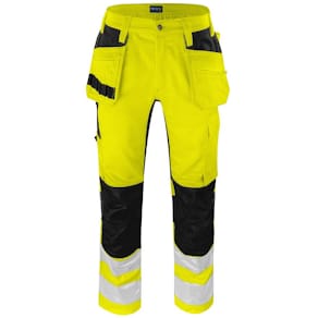 Bukse PROJOB hv. 6570 HiVis C56 gul/sort
