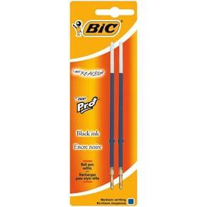 Pennpatron Bläck BIC Medium Blå, 2/fp