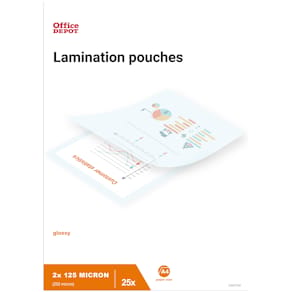 Lamineringsfickor A4 125 mikron 25 st/fp
