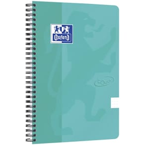 Notesbog Oxford Touch ulinjeret A5+ turkis, pk 5