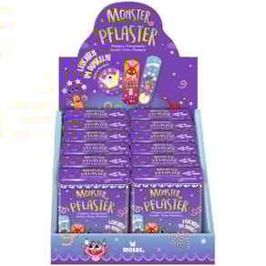 Pflaster MOSES. Nachtleuchtend Monster, 20 Stück