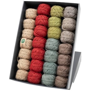 Kordel GOLDINA Go Green, sortiert, 10 m (natur, rot, grün, petrol