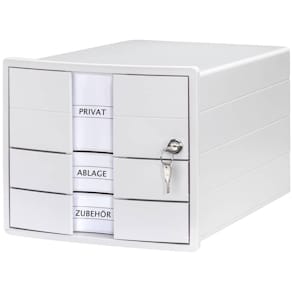Schubladenbox HAN IMPULS, 3 Schubladen, weiß