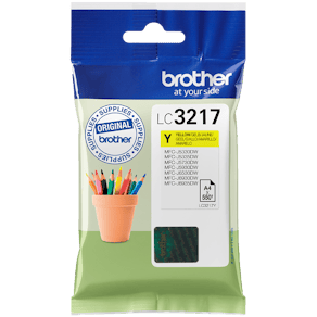 Bläckpatron BROTHER LC3217Y gul