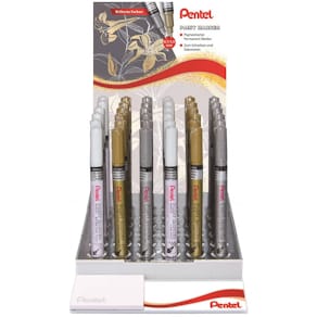 Lackmarker Pentel MSP10/MFP10, Rundspitze, sortiert