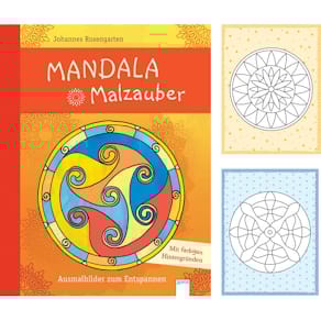 Malbuch Arena Mandala-Malbuch Zauberwelten, 32 Blätter