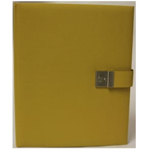 Dokumentenmappe GOLDBUCH BV, mustard, inkl. 5 Hüllen, A4