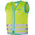 Fluohesje Wowow Crazy Monster Jacket, groen, L (kind)