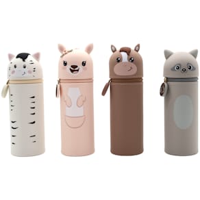 Federmäppchen LULUBUG Zoo Animals, Silikon, sortiert