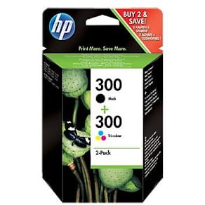 Bläckpatron HP CN637EE 300 svart+färg