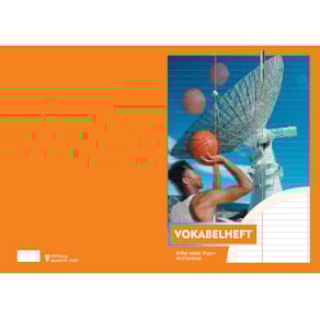 Vokabelheft PVP, A4, 32 Blatt, 2 Trennlinien