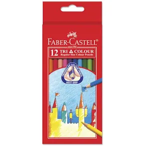 Färgpenna Tri Color Pencil Long 12x5/fp
