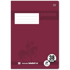 Heft Staufen Premium Academy A4 16 Bl. Lin.38 kar. perf. gelocht