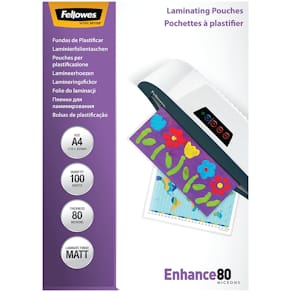 Laminat FELLOWES A4 80mic matt 100/fp