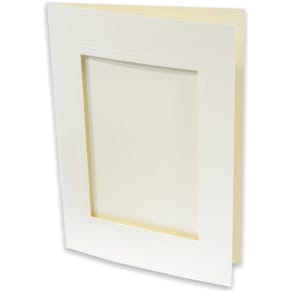 Passepartoutkarte Rössler Paperado, B6, Candle Light