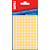 Etiketten Apli rond, etui, 8 mm, fluo geel, 288 stuks