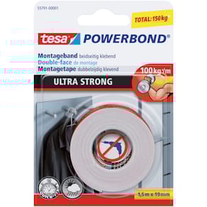 Montageband tesa Powerbond Ultra Strong, 19mm x 1,5m