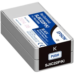 Tintenpatrone Epson SJIC22PK, schwarz