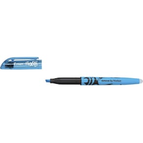 Tekstmarker Pilot FriXion viskelbar 3,3 mm skrå spids blå, 12-pak