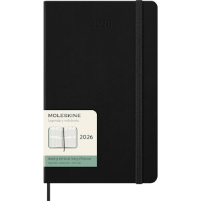 Classic Hard 12M Weekly Vertical Large Svart 2026