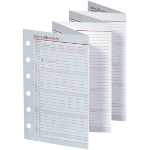 Ersatzkalendarium BSB 2026, A7, 6-fach-Lochung