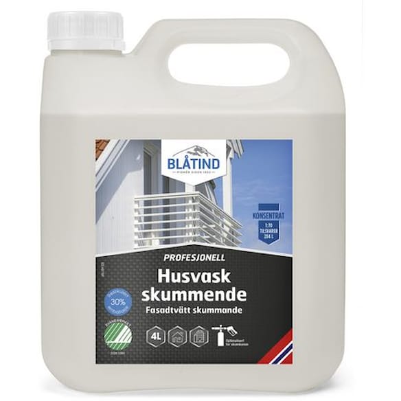 Husvask BLÅTIND Skummende 4L