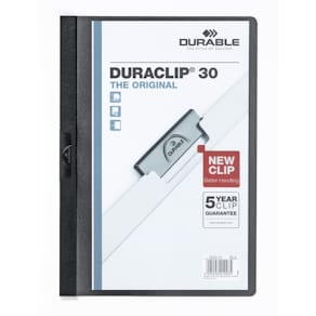 Klemmmappe Durable Duraclip Original 30, A4, schwarz
