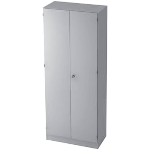 Garderobenschrank HAMMERBACHER 6200 SG, 1 Fachboden, 5 OH, grau