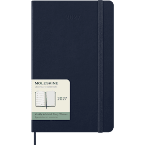 Moleskine Classic Hard 12M Week Note Large Sapphire Blue 2027