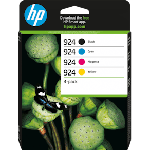 HP 924 CMYK Original Ink Cartridge 4-Pack