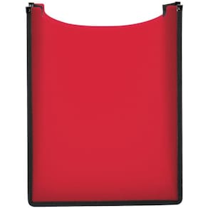 Heftbox HERMA Flexi, transparent, rot, A4