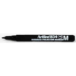 Märkpenna Artline 854 OH M Perm svart