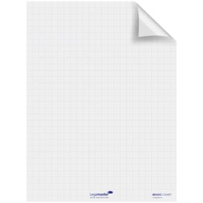 Schreibfolie Flipchart Legamaster Magic-Chart, weiß, kariert, 25 