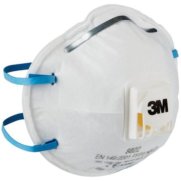 Støvmaske 3M 8822 FFP2 m/ventil 10st