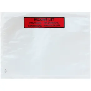 Packsedelskuv C5 med tryck. 1000/fp