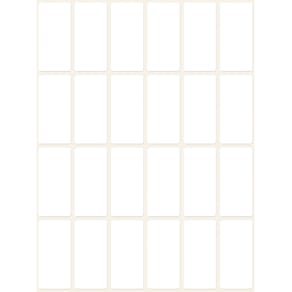 Etiketten Avery Zweckform Vielzweck, 38x18 mm, weiß, 648 Stück