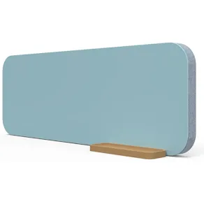 Bordsskärm & Skrivtavla Mood Fabric Table, 1000x350mm, Isblå