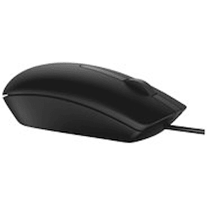 Dell MS116 - Mus - optisk - 2 knappar - kabelansluten - USB