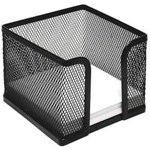 Blockask Nät Svart, metall, 10x10cm