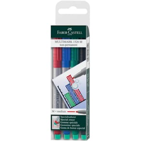 Overheadstift Faber-Castell Multimark, 4er-Etui