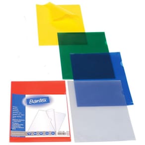 Aktmapp BANTEX A4 Ofärgad, 0,11mm, 10/fp