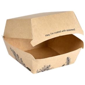 Hamburgerboks DUNI Alga 12x12cm (200)