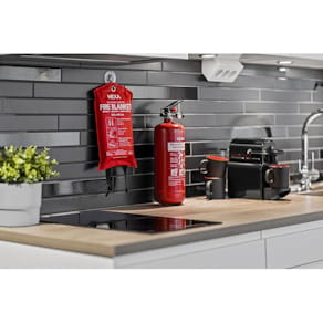 Brandfilt NEXA silikon 120x120cm röd